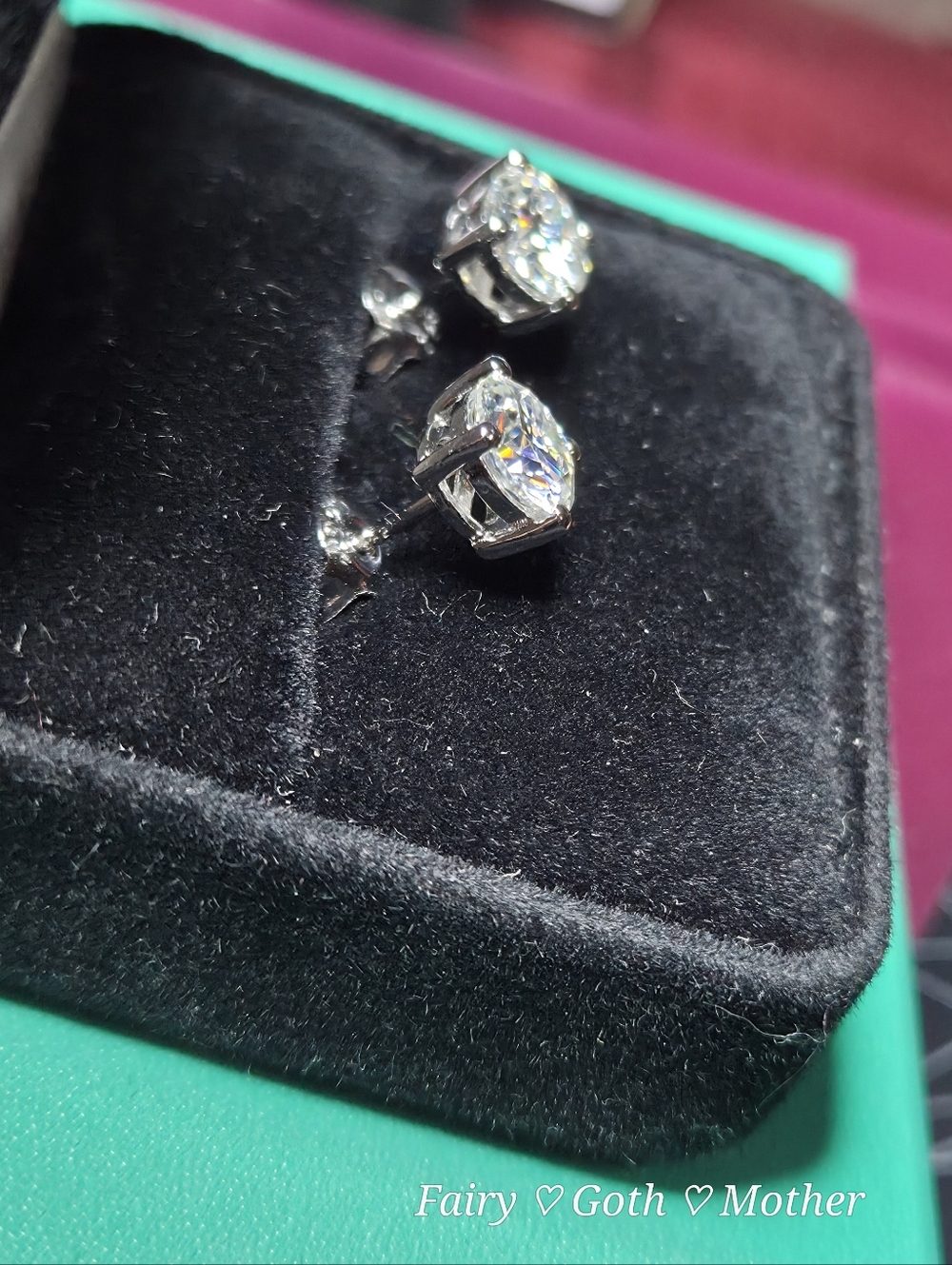 New Kay Jewelers 2ct Moissanite Diamond Stud Earrings - Picture 3 of 15
